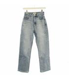 ヤヌーク YANUK LOUISE デニムパンツ 57134211 USED加工 ジーンズ 22 水色 ライトブルー /☆G