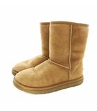 アグ オーストラリア UGG australia クラシック ショート ムートンブーツ スエード シープスキン US5 5825 /KU