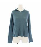 パラスパレス Pallas Palace ニット セーター 長袖 リネン 0 ブルー KP024134B /TK