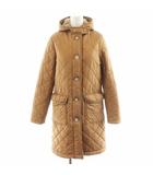 トラディショナルウェザーウェア Traditional Weatherwear キルティングコート 中綿コート ロング丈 フード 裏ボア アウター 36 茶 ブラウン L162MCQCO0011M /AN37