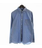 マッキントッシュ ロンドン MACKINTOSH LONDON カジュアルシャツ ボタンダウン 長袖 L 青 ブルー G1M01-450-23 /EE