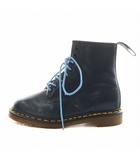 ドクターマーチン DR.MARTENS 8ホール ショートブーツ レザー 英国製 7 紺 ネイビー DH4139 /AN14