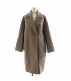 イエナ IENA MANTECO オーバーチェスターコート ロング丈 ウール アウター 36 グレージュ 17-020-900-5312-3-0 /AN37