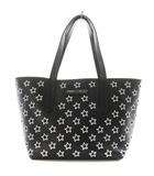 ジミーチュウ JIMMY CHOO ソフィアS トートバッグ ハンドバッグ スター 星 パンチング レザー 黒 ブラック /AN5 ●D ■OH