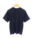 マディソンブルー MADISONBLUE BASIC CREW NECK TEE ベーシッククルーネックTシャツ カットソー 半袖 ストレッチ ロゴ S 紺 ネイビー MB244-7003 /BB