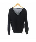 ラルフローレン RALPH LAUREN ニット セーター Vネック コットン L 紺 ネイビー SS RL YM 2461 /OR