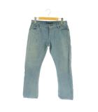 ラルフローレン RALPH LAUREN デニムパンツ ジーンズ ダメージ加工 テーパード 9 ブルー /MY ■OS