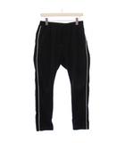 ノンネイティブ nonnative HIKER EASY PANTS TAPERED FIT P/R/P JERSEY ハイカーイージーパンツ テーパードフィットP/R/Pジャージ スラックス ウエストゴム ストレッチ サイドライン 0 黒 ブラック NN-P3447 /BB