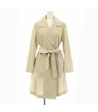 ダイアンフォンファステンバーグ DIANE von FURSTENBERG STUDIO スプリングコート ロング トッパー ベルト付き 2 ベージュ 115-153205 /KU