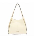 ケイトスペード KATE SPADE レイラ ミディアム トリプル コンパートメント ショルダー バッグ トートバッグ レザー バイカラー 白 ホワイト ベージュ WKR00316 /KU