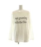 Tシャツ ロンT カットソー ロゴ 長袖 F 白 UR44-21T001 /CX ■OS