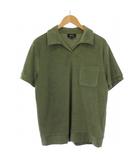 アーペーセー A.P.C. ポロシャツ 半袖 パイル M カーキ /BM ■JS