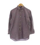 ラルフローレン RALPH LAUREN ボタンダウン シャツ チェック 長袖 S 青 ピンク /☆G