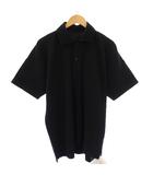 オムプリッセイッセイミヤケ HOMME PLISSE ISSEY MIYAKE 25SS MONTHLY COLOR MAY マンスリーカラーメイ ポロシャツ 半袖 レギュラーカラー ストレッチ 無地 ハーフボタン プリーツ加工 2 黒 ブラック HP51-JM123 タグ付き /BB