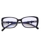 シャネル CHANEL メガネ リボン ココマーク ラメ 53□16 135 ブラック 3248-A /KH ■OH