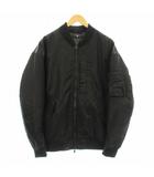 +J 21AW ハイブリッドダウンオーバーサイズMA-1ブルゾン ダウンジャケット ジップアップ XXL 黒 ブラック 445765 /KU