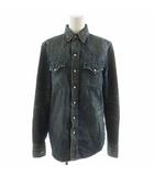 ラルフローレン RALPH LAUREN デニムシャツ ブラウス 長袖 2 青 ブルー 4664387WWTN /AN37