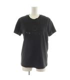 22SS フロントロゴワッペン Tシャツ カットソー 半袖 XS 黒 ブラック H10938C00006 /AN51