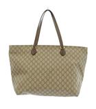 グッチ GUCCI オフィディア トートバッグ GGシュプリーム GGロゴ ベージュ 茶 ブラウン 547974 /KU ■OH