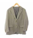 バーバリー ロンドン BURBERRY LONDON テーラードジャケット チェック カシミヤ BB5 グレー BBE41-504-03 /TK