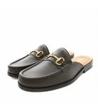 カミナンド caminando ドゥーズィエムクラス DEUXIEME CLASSE別注 ビットモカシンスリッパ BIT MOCCASINS SLIPPERS サンダル レザー 保存箱付き 6 茶 ブラウン 22093510004610 /YT
