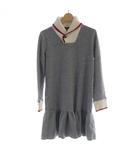ポロ ラルフローレン POLO RALPH LAUREN 子供服 女の子 ワンピース ひざ丈 16 長袖 16 グレー 0200011684 /RO