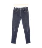 マルタンマルジェラ Martin Margiela 白タグ デニムパンツ ジーンズ ジップフライ ストレッチ 42 紺 ネイビー /BB