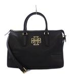 トリーバーチ TORY BURCH ハンドバッグ ショルダーバッグ 2WAY レザー ブラック /KH