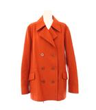 アクアスキュータム AQUASCUTUM ピーコート Pコート アウター ウール 8F オレンジ 4255261-65 /TK