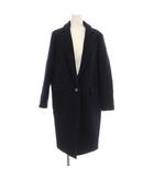 カオン Kaon チェスターコート ウール ロング コート S ネイビー 紺 /☆G