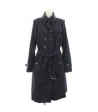 バーバリー ロンドン BURBERRY LONDON トレンチコート アウター ロング ベルト 44 紺 ネイビー FRB28-105-32 /YT