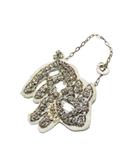 アンテプリマ ANTEPRIMA ブローチ チャーム ビジュー ホワイト シルバーカラー /KH