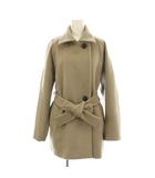 イエナ IENA 21AW ウールベルテッドショートコート ステンカラー 34 ベージュ 21020900538030 /KU ■JS