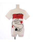 コムデギャルソン COMME des GARCONS Tシャツ カットソー 半袖 クルーネック プリント 白 ホワイト /BB