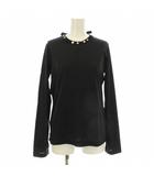 タオ コムデギャルソン TAO COMME des GARCONS AD2009 Tシャツ カットソー 長袖 クルーネック スタッズ M 黒 ブラック 3E-T007 /KU