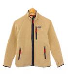パタゴニア Patagonia Retro Pile Jkt レトロパイルジャケット スタンドカラー アウター ジップアップ ストレッチ ロゴ XL べージュ 65411 /BB