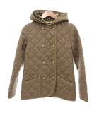 トラディショナルウェザーウェア Traditional Weatherwear ハーフコート ジャケット キルティング 裏地レオパード柄 34 ベージュ /JS