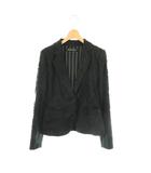 ナネットレポー nanette lepore テーラードジャケット 柄 4 ブラック /DO