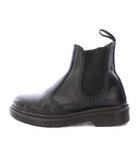 ドクターマーチン DR.MARTENS 2976 MONO チェルシーブーツ サイドゴア ショート 厚底 レザー 切替 UK5 黒 ブラック /BB