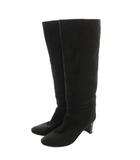 ルタロン Le Talon グリーズ GRISE ニーハイブーツ ロングブーツ スエード M 黒 ブラック /☆G