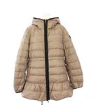 モンクレール MONCLER BEAMS別注 BUNIUM ダウンジャケット アウター フーディ 0 ベージュ G20931A00059 /KH