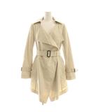 グレースコンチネンタル GRACE CONTINENTAL トレンチコート ミドル丈 36 ベージュ /HK
