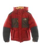ザノースフェイス THE NORTH FACE ホワイトレーベル WHITE LABEL ニューパイオニアヘビーダウンジャケット ロゴ フード アウター 90 赤 レッド 茶 ブラウン NYJ1DF57 /AN49