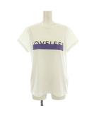 Tシャツ カットソー 半袖 クルーネック ロゴ 36 白 ホワイト 62P07-754-36 /KU