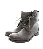 イヴサンローラン YVES SAINT LAURENT ノリティア ブーツ NOLITA BOOTS ショートブーツ レースアップ レザー 41 茶 ブラウン 299759 /YT