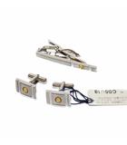  クラブラメール CLUB LAMER タイピン カフス セット シルバーカラー /KH