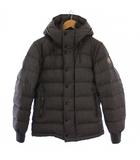 モンクレール MONCLER HEM ダウンジャケット ジップアップ フード ウール 0 グレー 122-091-41909-05 /BM