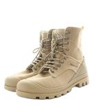 ヒューゴボス HUGO BOSS BUSTLER HALB CVRSD ショートブーツ レースアップ ロゴ 41 ベージュ /AN7