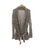 ノンネイティブ nonnative カーディガン ニット 羽織り 長袖 0 グレー 白 NN-K2009 /YM