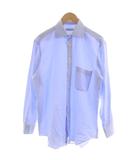 エルメネジルドゼニア Ermenegildo Zegna ワイシャツ 長袖 41 青 ブルー /RR